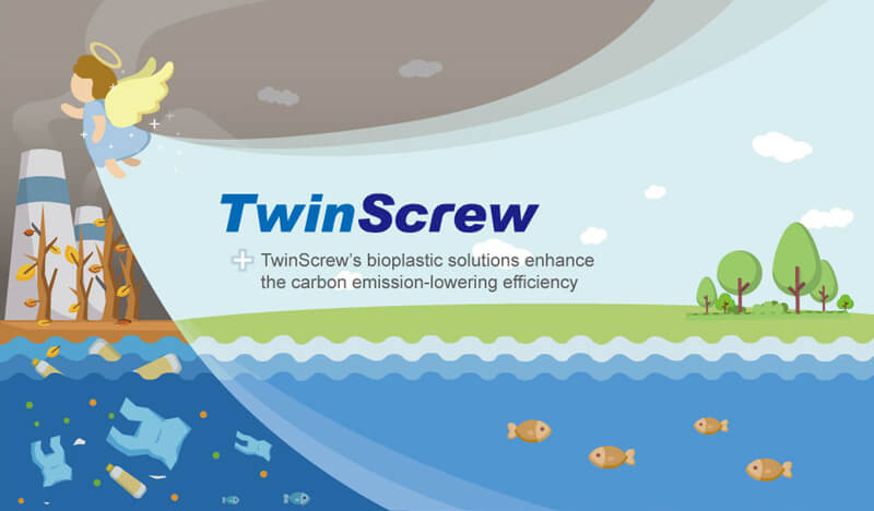 Las soluciones de bioplásticos de TwinScrew