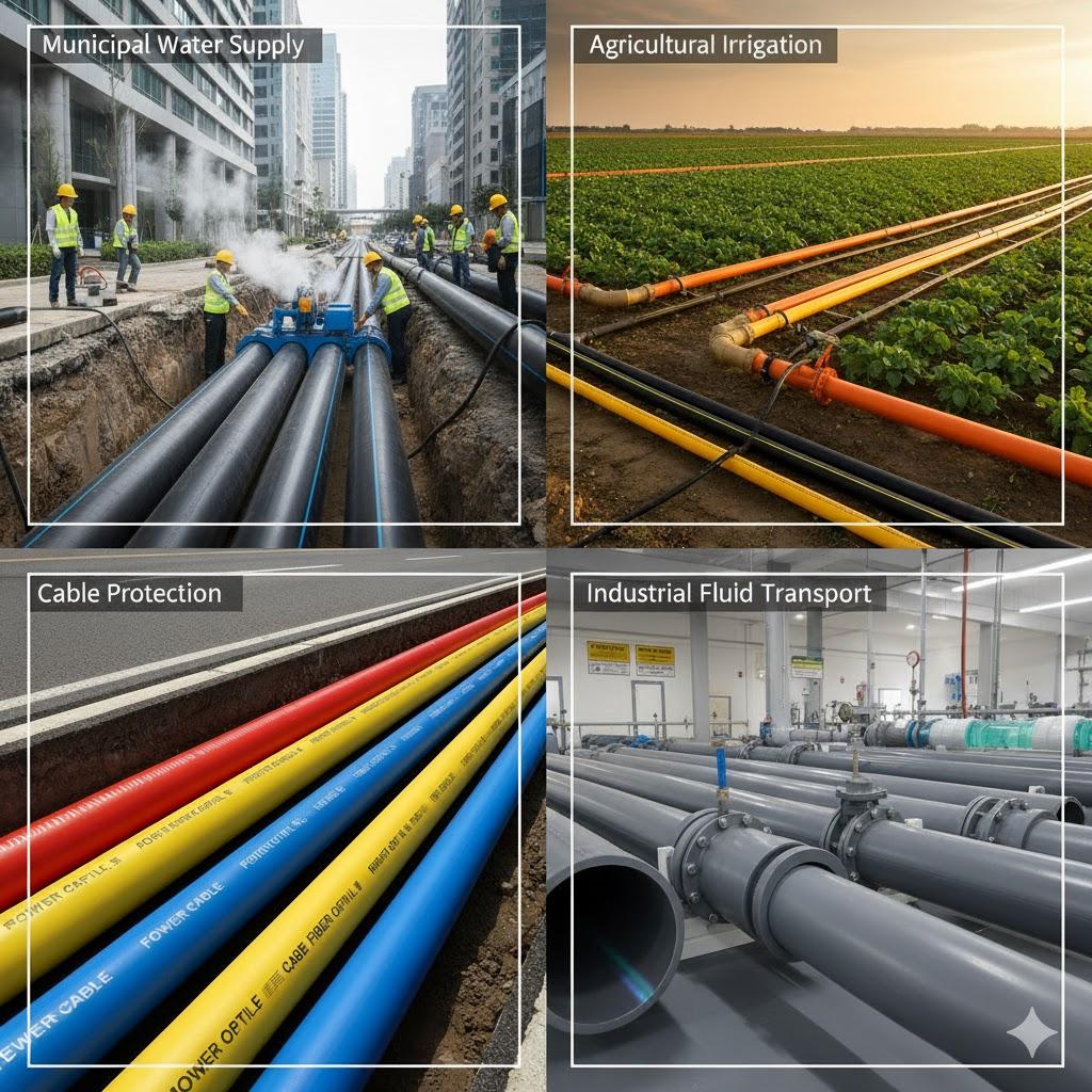 Applications of HDPE Pipes