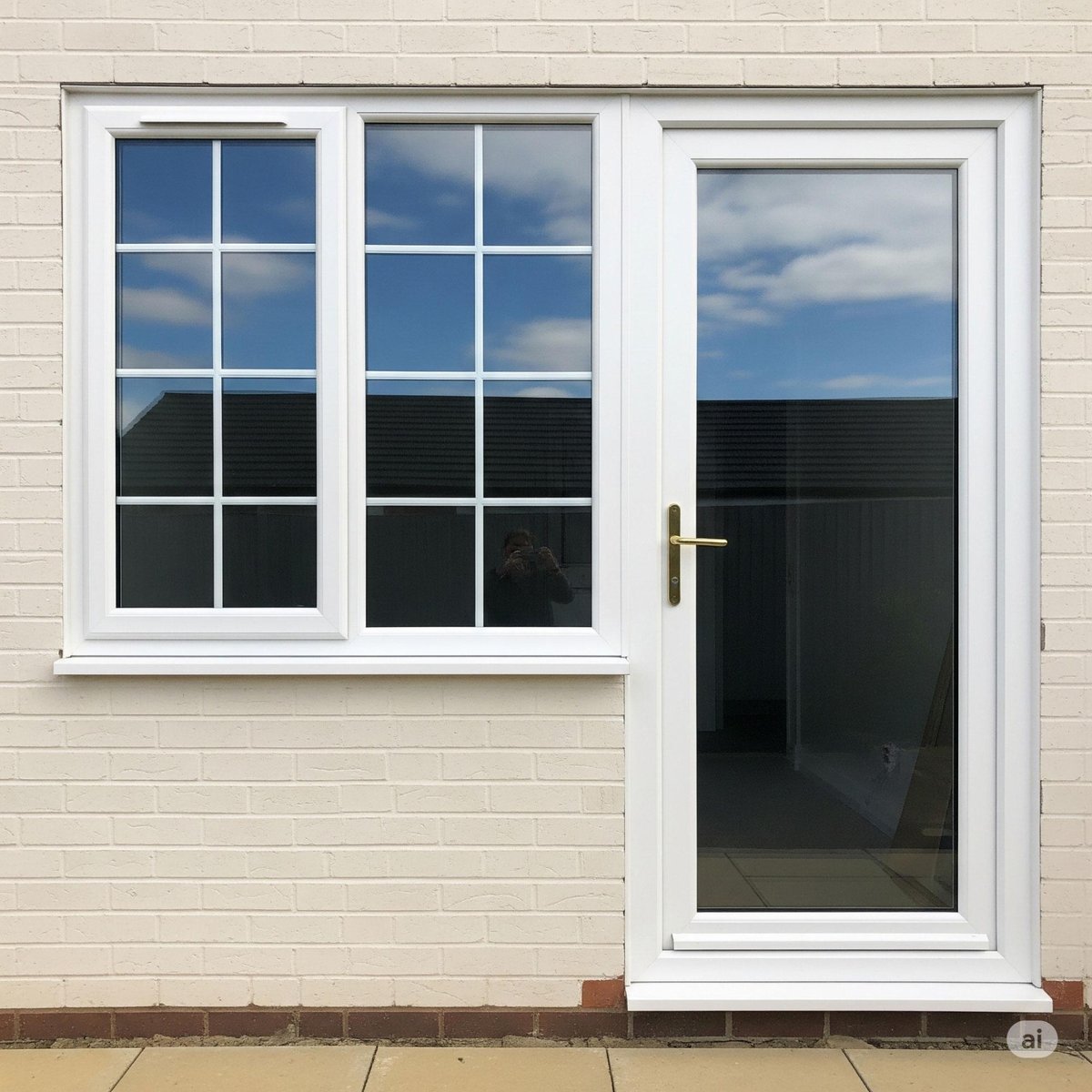 PVC window and door frames produced by profile extrusion