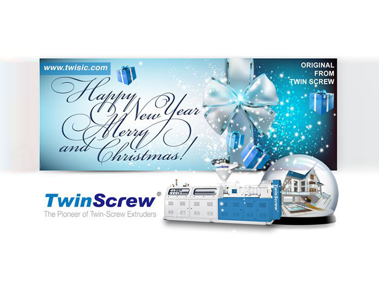 TwinScrew آلة قذف ذات حجم كبير وعيد ميلاد سعيد