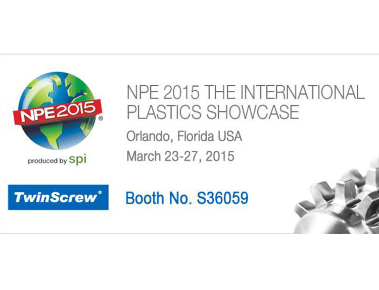 This time, TwinScrew will be exhibiting in the coming NPE for the international exhibition
