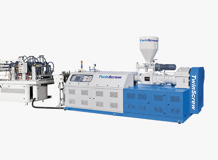 LÍNEA COMPLETA DE LA PRODUCCIÓN PARA FABRICAR PERFILES DE GRAN VOLUMEN