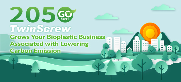 TwinScrew is committed to sustainable environment with devotion to the extrusion machinery for bioplastics